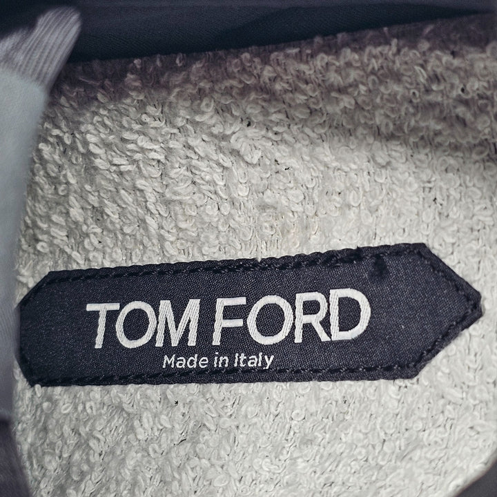 Tom Ford Jagga Sneakers - Leather-Trimmed Suede and Mesh - Black 7