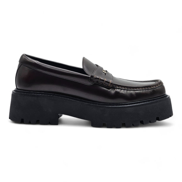 Celine Penny Chunky Loafers - Leather - Brown - 41