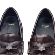 Celine Penny Chunky Loafers - Leather - Brown - 41