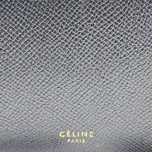 Celine Micro Belt Bag Grained Calfskin Leather in Black