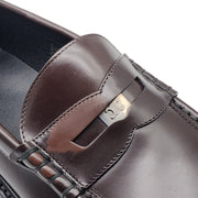 Celine Penny Chunky Loafers - Leather - Brown - 43