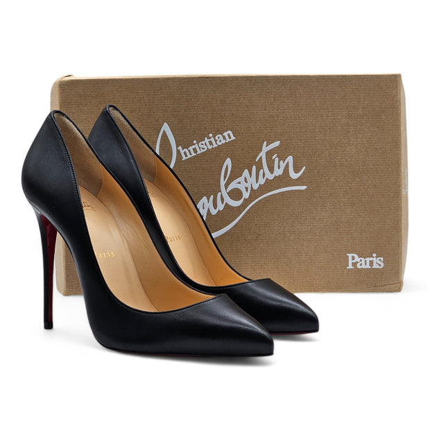 Christian Louboutin Kate Pumps 100mm - Nappa Leather - Black - 38.5