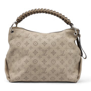 Louis Vuitton Mahina Beaubourg MM Hobo Bag - Leather - Beige