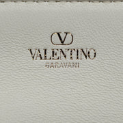 Valentino Mini VLOGO East/West Shoulder Bag - Leather - Ivory