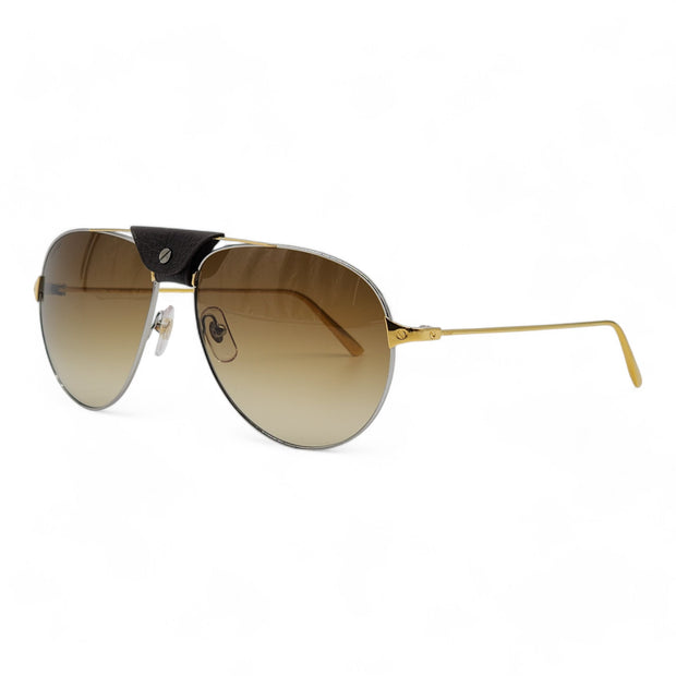 Cartier Santos de Cartier Sunglasses - Gold