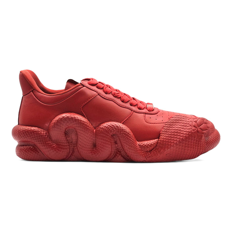 Giuseppe Zanotti Cobra Sneakers - Leather - Red - 45