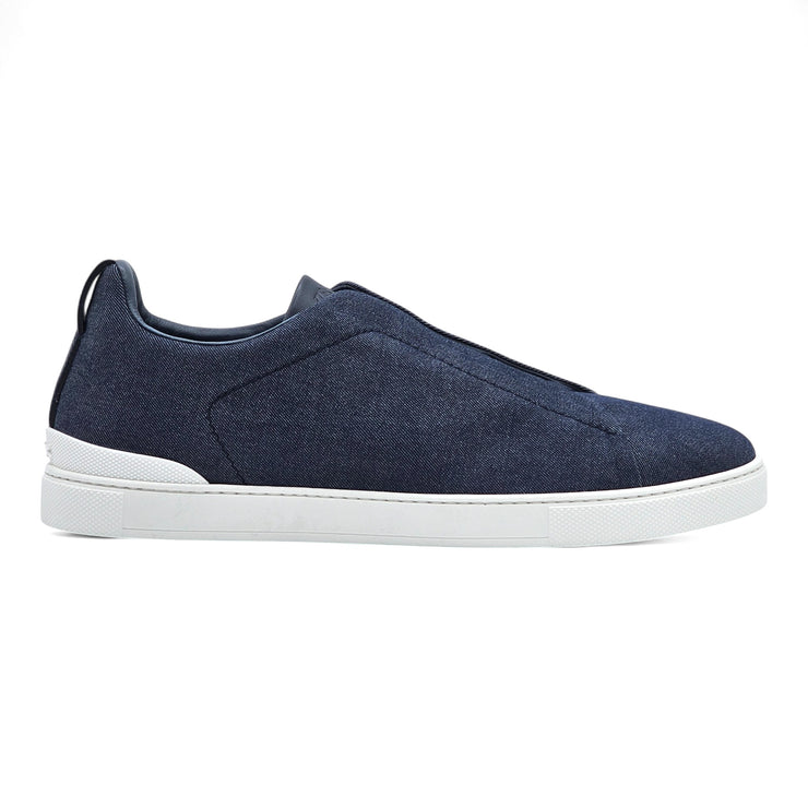 Zegna Triple Stitch Sneakers #UseTheExisting - Fabric - Blue