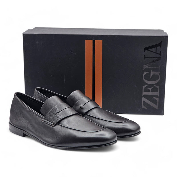 Zegna L'Asola Penny Loafers - Leather - Dark Brown