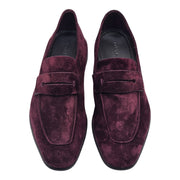 Zegna L'Asola Penny Loafers - Suede - Burgundy