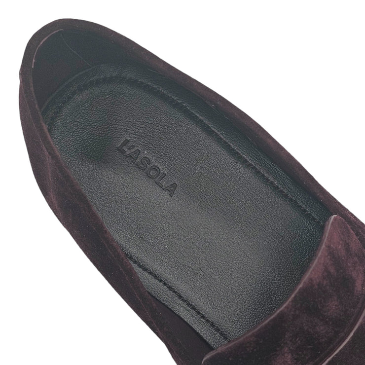 Zegna L'Asola Penny Loafers - Suede - Burgundy