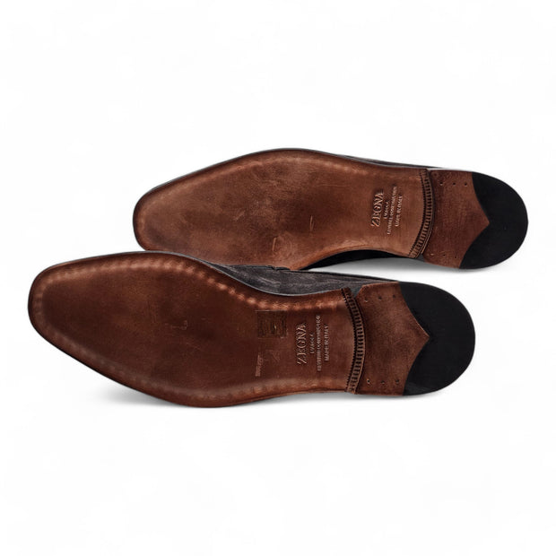 Zegna L'Asola Penny Loafers - Suede - Brown