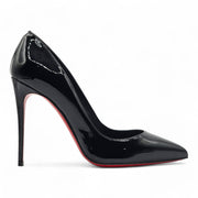 Christian Louboutin Kate 100mm Pumps - Patent Leather - Black 36