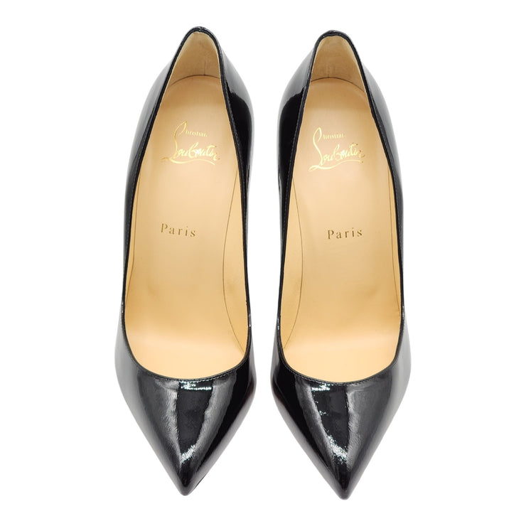 Christian Louboutin Kate Pumps 100mm - Patent Leather - Black - 38.5