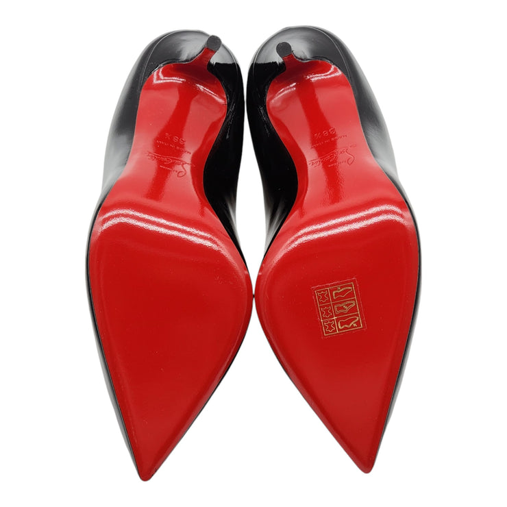 Christian Louboutin Kate Pumps 100mm - Patent Leather - Black - 38.5