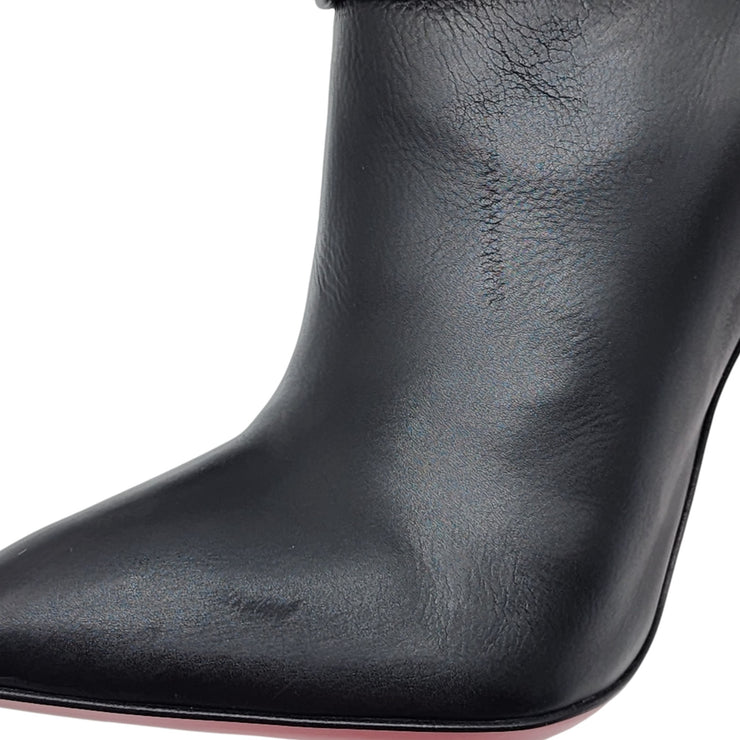 Christian Louboutin Ishtar 120mm Stiletto Boots - Leather - Black 36.5