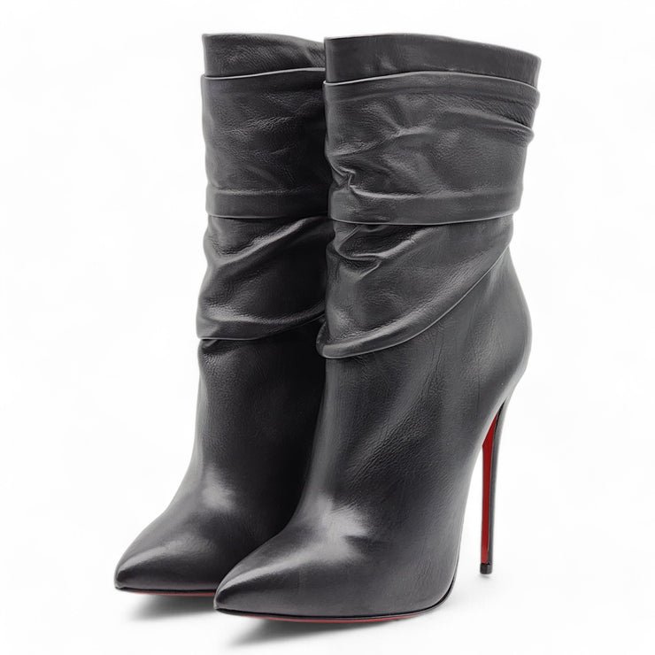 Christian Louboutin Ishtar 120mm Stiletto Boots - Leather - Black