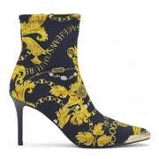 Versace Jeans Couture Scarlett Boots 90mm - Fabric - Black & Gold 38