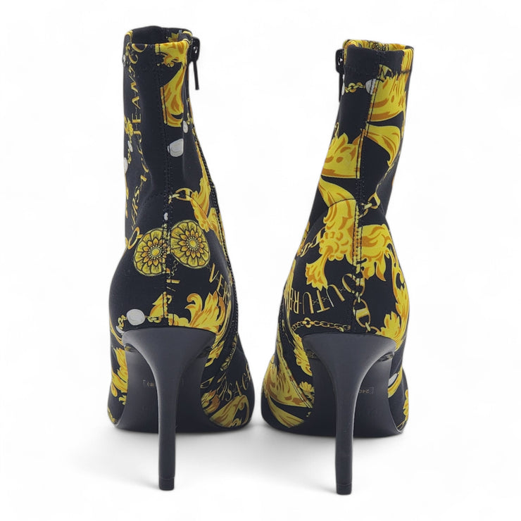 Versace Jeans Couture Scarlett Boots 90mm - Fabric - Black & Gold 38