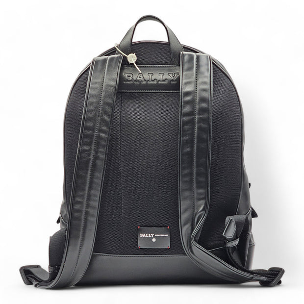 Bally Striped Harper Backpack - Leather - Black