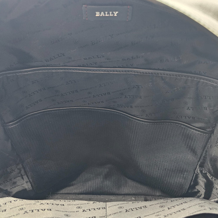 Bally Striped Harper Backpack - Leather - Black