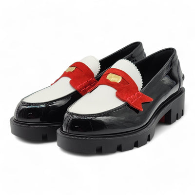 Christian Louboutin Penny Lug Loafers - Leather - Multicolor