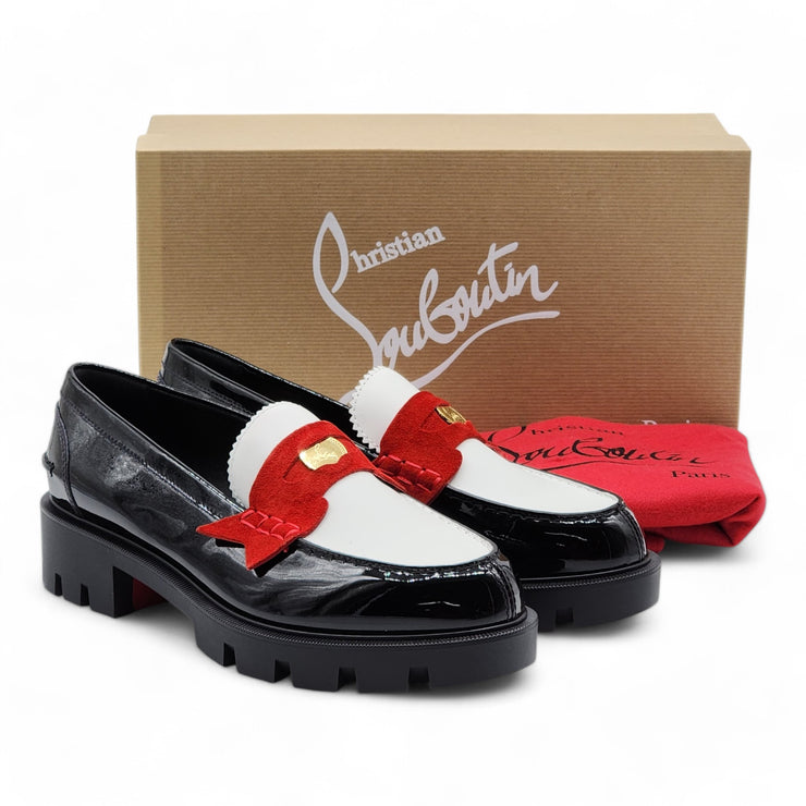 Christian Louboutin Penny Lug Loafers - Leather - Multicolor