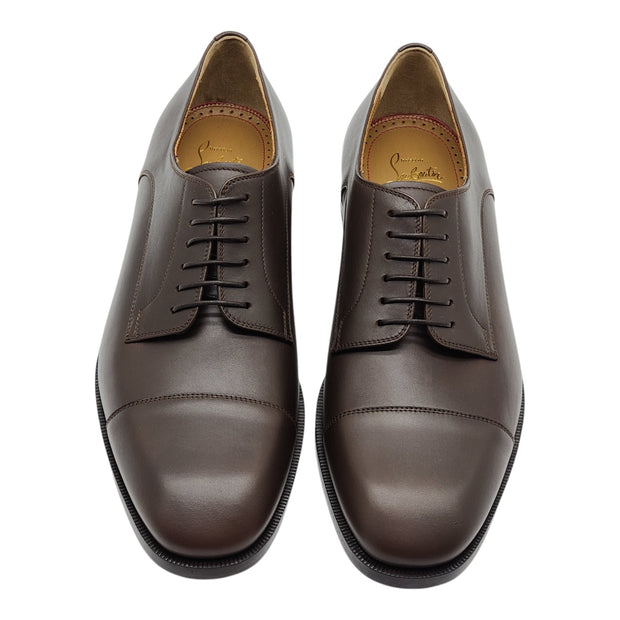 Christian Louboutin Cortomale Derby Shoes - Calf leather - Brown - 42