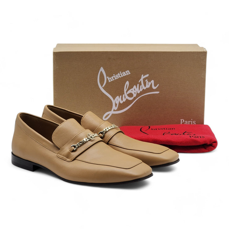 Christian Louboutin MJ Moc Man Loafers - Leather - Brown - 41