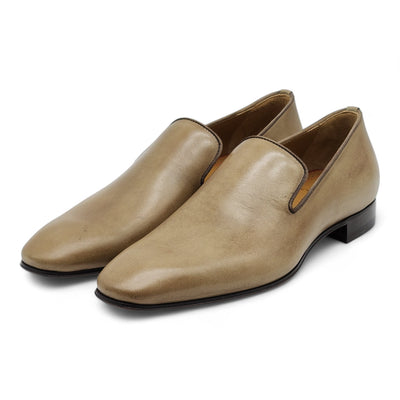 Christian Louboutin Dandelion Loafer - Calf Leather - Tan - 39