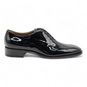 Christian Louboutin Corteo Derby Shoes - Patent Leather - Black - 45