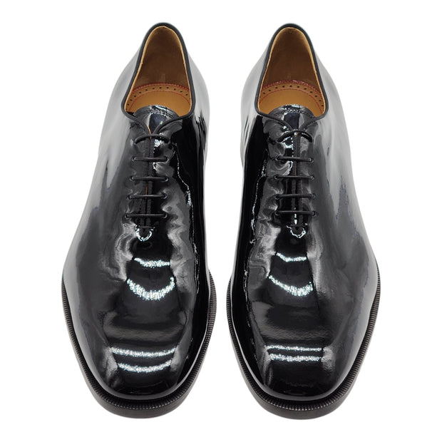 Christian Louboutin Corteo Derby Shoes - Patent Leather - Black - 45