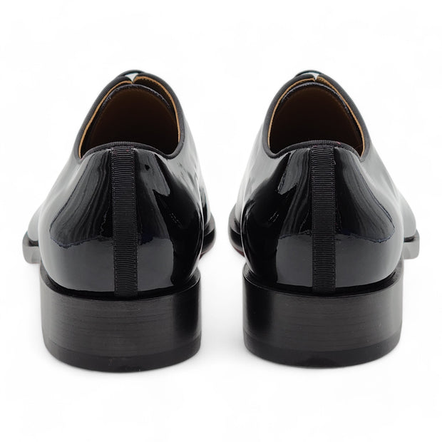 Christian Louboutin Corteo Derby Shoes - Patent Leather - Black - 45