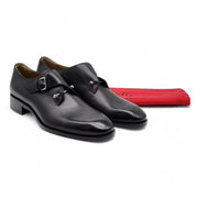 Christian Louboutin Chambelimonk Derby Shoes - Calf Leather - Black - 44