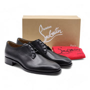 Christian Louboutin Chambeliss Derby Shoes - Leather - Black - 42