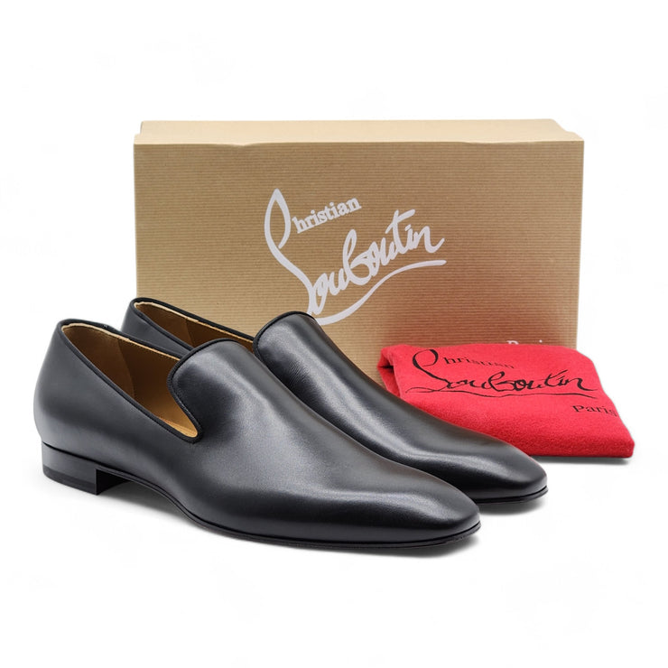 Christian Louboutin Dandelion Loafers - Calfskin Leather - Black 43