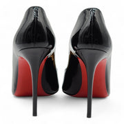 Christian Louboutin Hot Chick 100mm Pumps - Patent Leather - Black 39