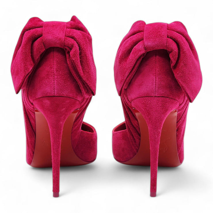 Christian Louboutin Rabakate Pumps 100mm - Suede - Pink - 36