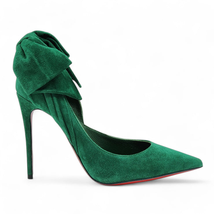 Christian Louboutin Rabakate Pumps 100mm - Suede - Green - 36