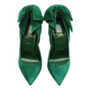 Christian Louboutin Rabakate Pumps 100mm - Suede - Green - 36