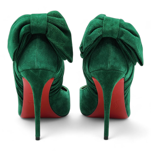 Christian Louboutin Rabakate Pumps 100mm - Suede - Green - 36