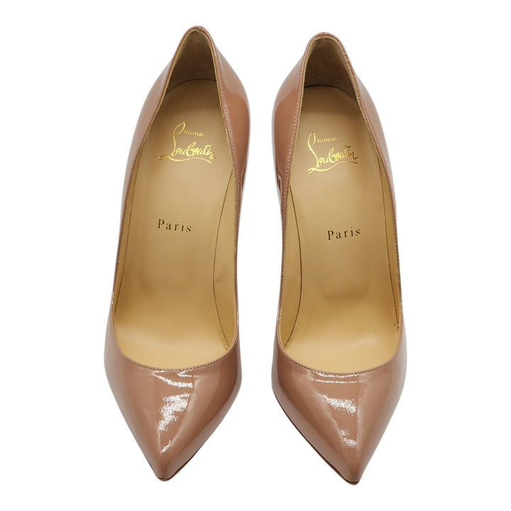 Christian Louboutin Kate Pumps 100mm - Patent Leather - Nude - 39