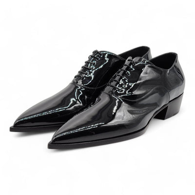 Christian Louboutin Eliviss Oxford Shoes - Patent Leather - Black - 45