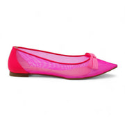 Christian Louboutin Follies Ballet Flats - Mesh - Pink - 37