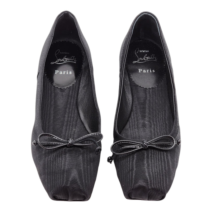 Christian Louboutin Mamadrague Ballet Flats - Fabric - Black 37.5