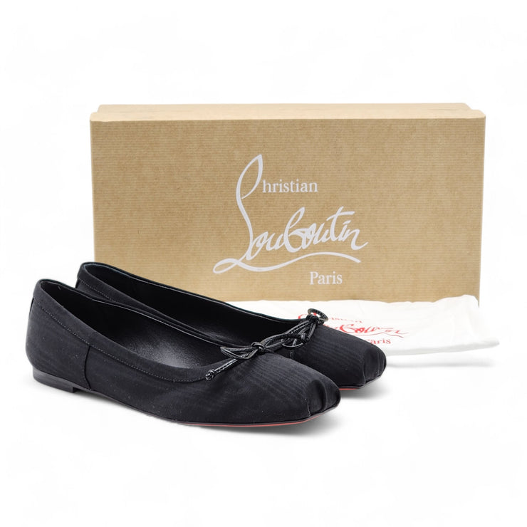 Christian Louboutin Mamadrague Ballet Flats - Fabric - Black 37.5