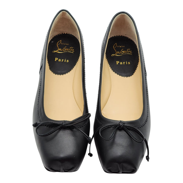 Christian Louboutin Mamadrague Ballet Flats - Leather - Black 37.5