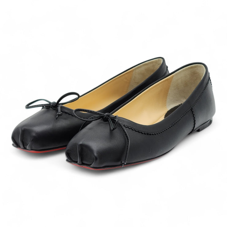 Christian Louboutin Mamadrague Ballet Flats - Leather - Black 37.5