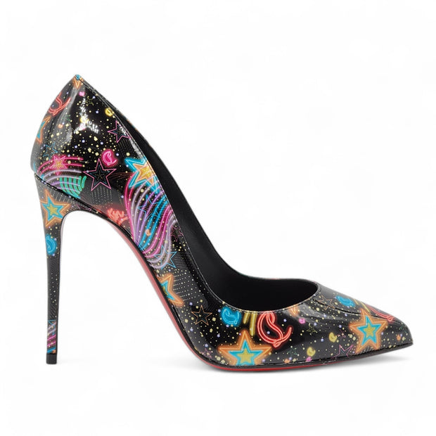 Christian Louboutin Viva Las Vegas Kate Pumps 100mm - Patent Leather - Black 36