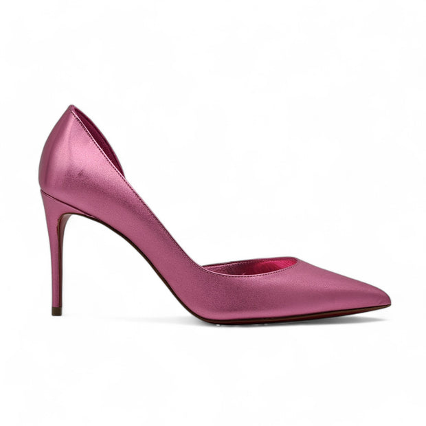 Christian Louboutin Iriza Pumps 85 - Metallic Leather - Pink 36