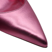 Christian Louboutin Iriza Pumps 85 - Metallic Leather - Pink 36.5